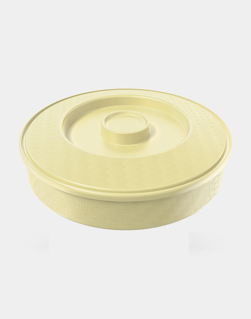 Tortillero de Plástico con Apariencia Tejida, Apto para Microondas, libre de BPA