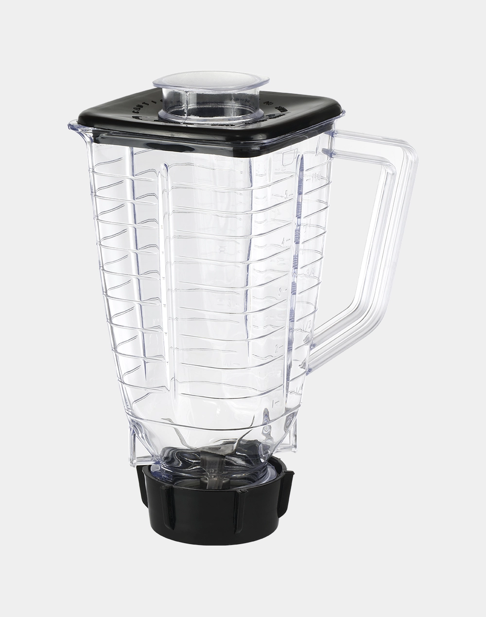 Vaso Compatible Oster de Plástico Resistente 1.25 L con Tapa y Aspa, Libre de BPA