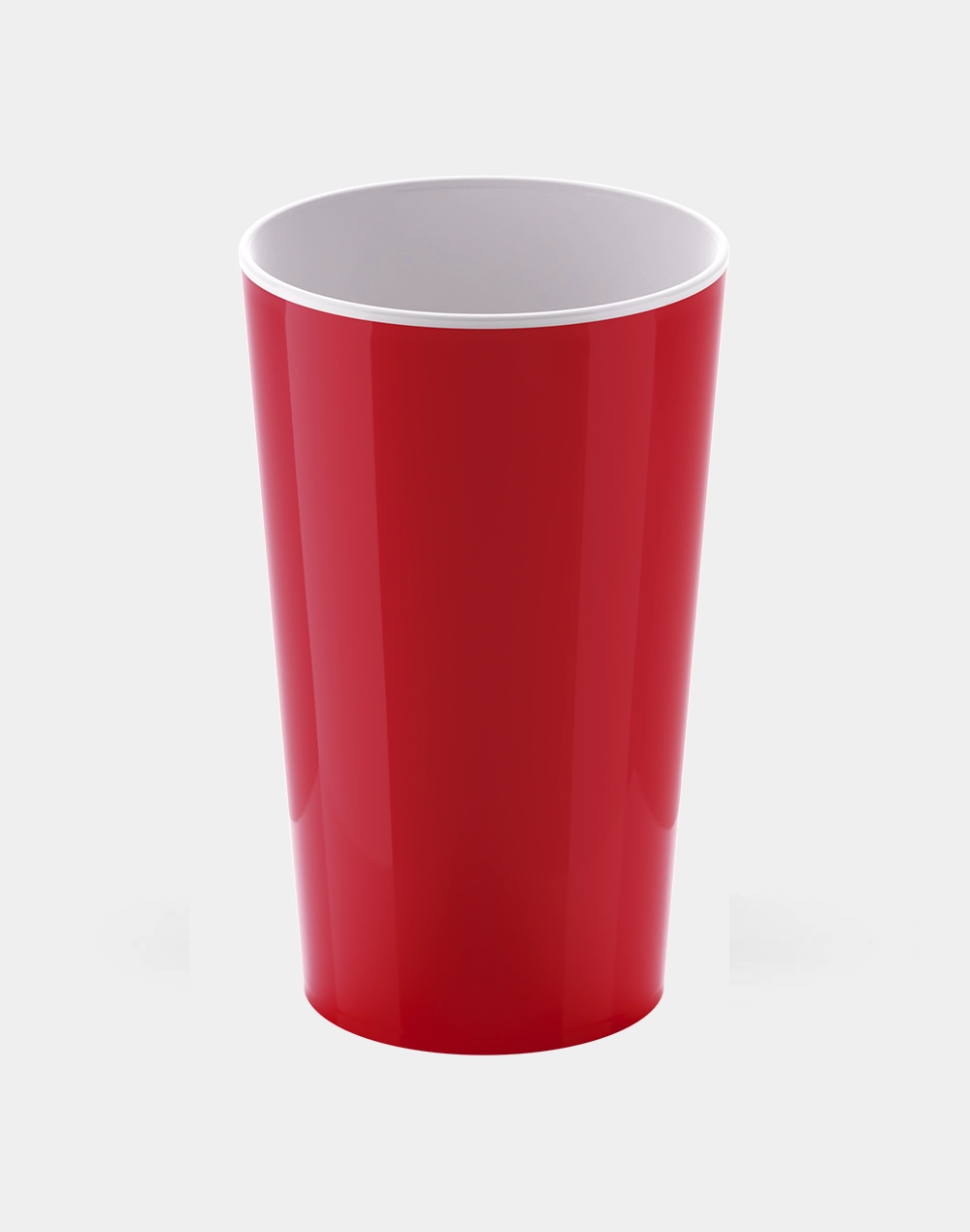 Vaso de Plástico Bi-Color 750 ml para Fiestas y Uso Diario, Libre de BPA, Apto para Microondas y Lavavajillas