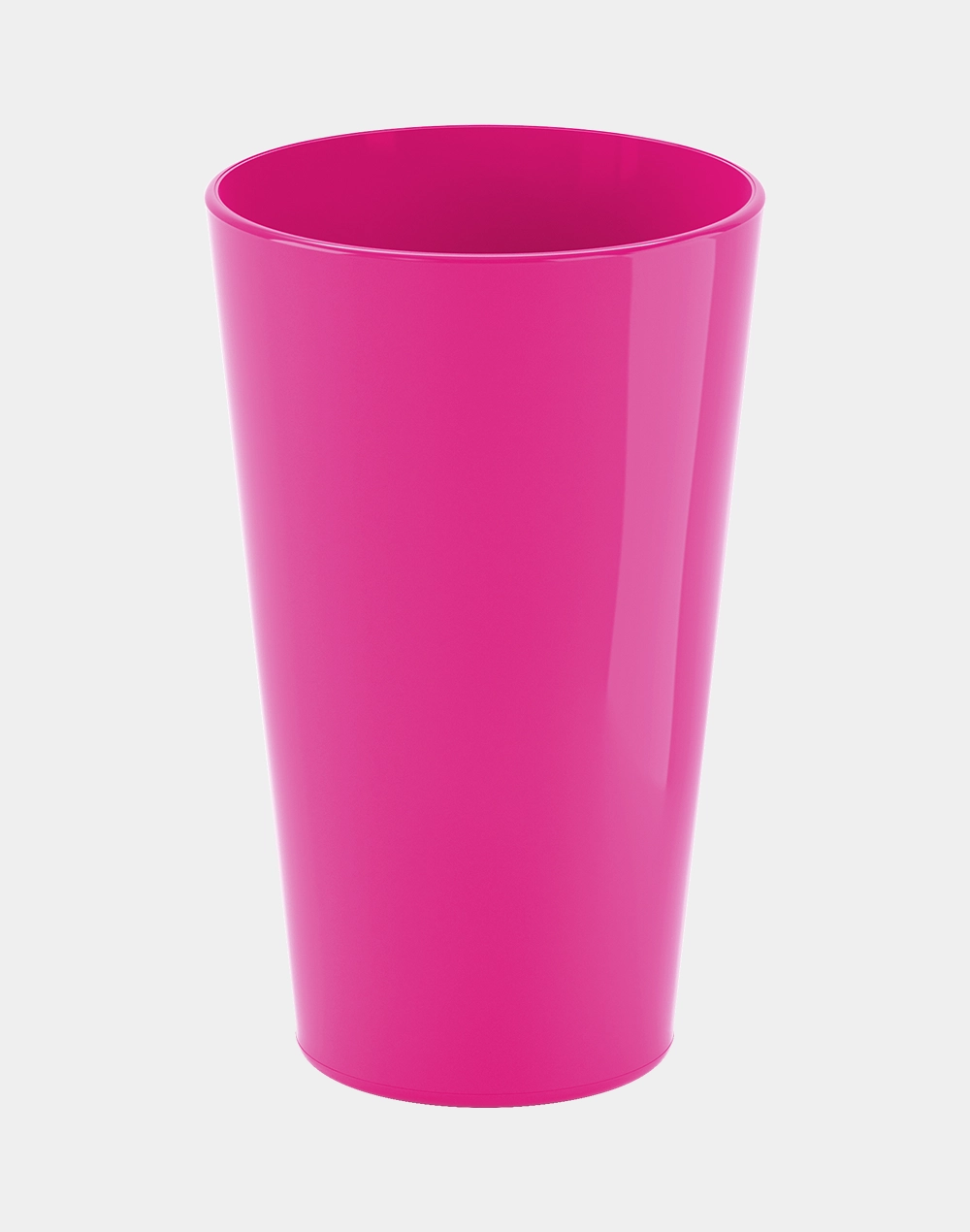 Vaso Mediano de Plástico 415 ml (14 Oz) Reutilizable, Libre de BPA